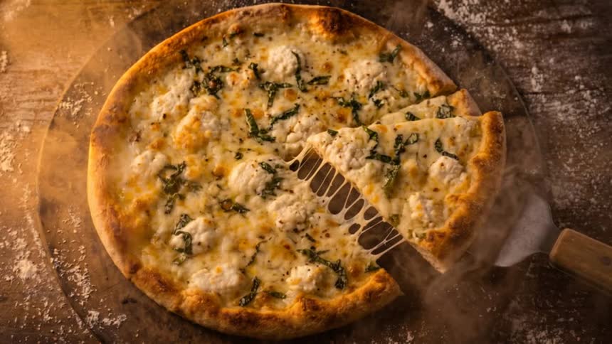 Startbild der Website von Pizza Prego